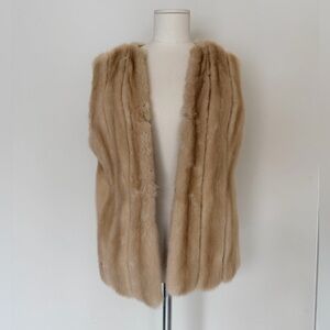Blonde Mink Vest